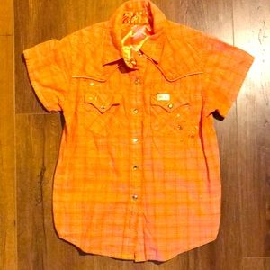 Wrangler girls 20x pearl snap